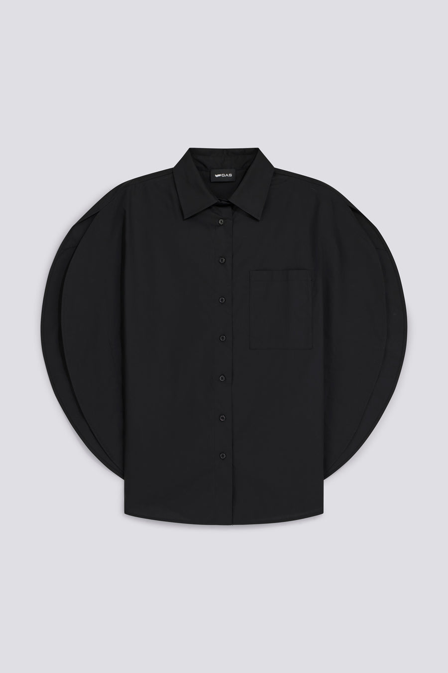 POPSY SHIRT 0200 - Women's black oversized fit shirts - main image