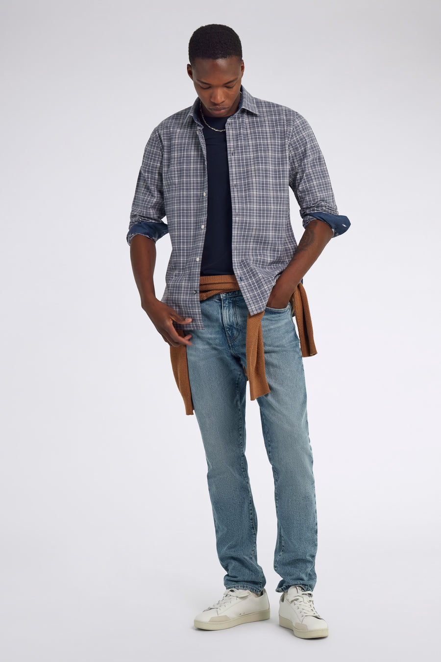 KIN/R CK49 - Camicia uomo Regular Fit a quadri - main image