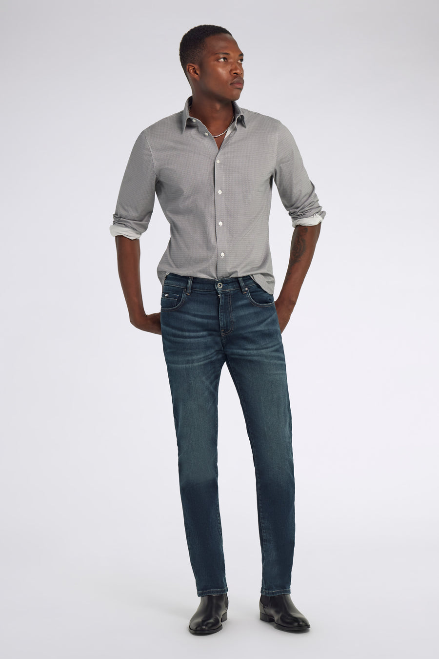 N. KIN/S BC66 - Camicia Uomo Slim Fit - main image