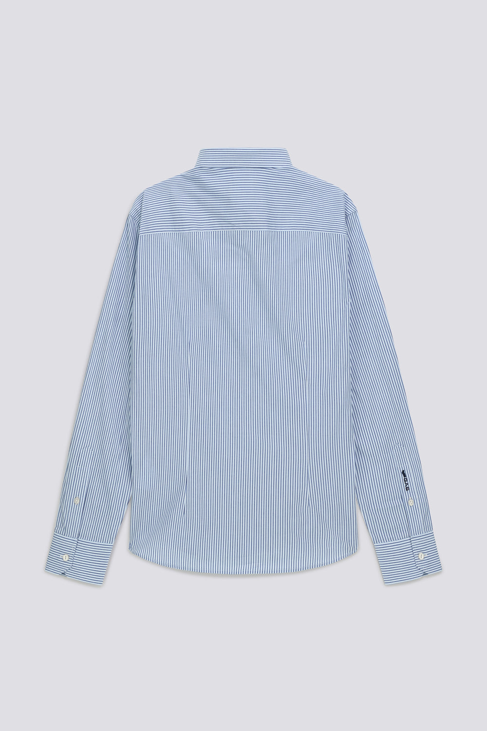 N. KIN/S ST31 - Camicia uomo slim fit a righe azzurra - secondary image