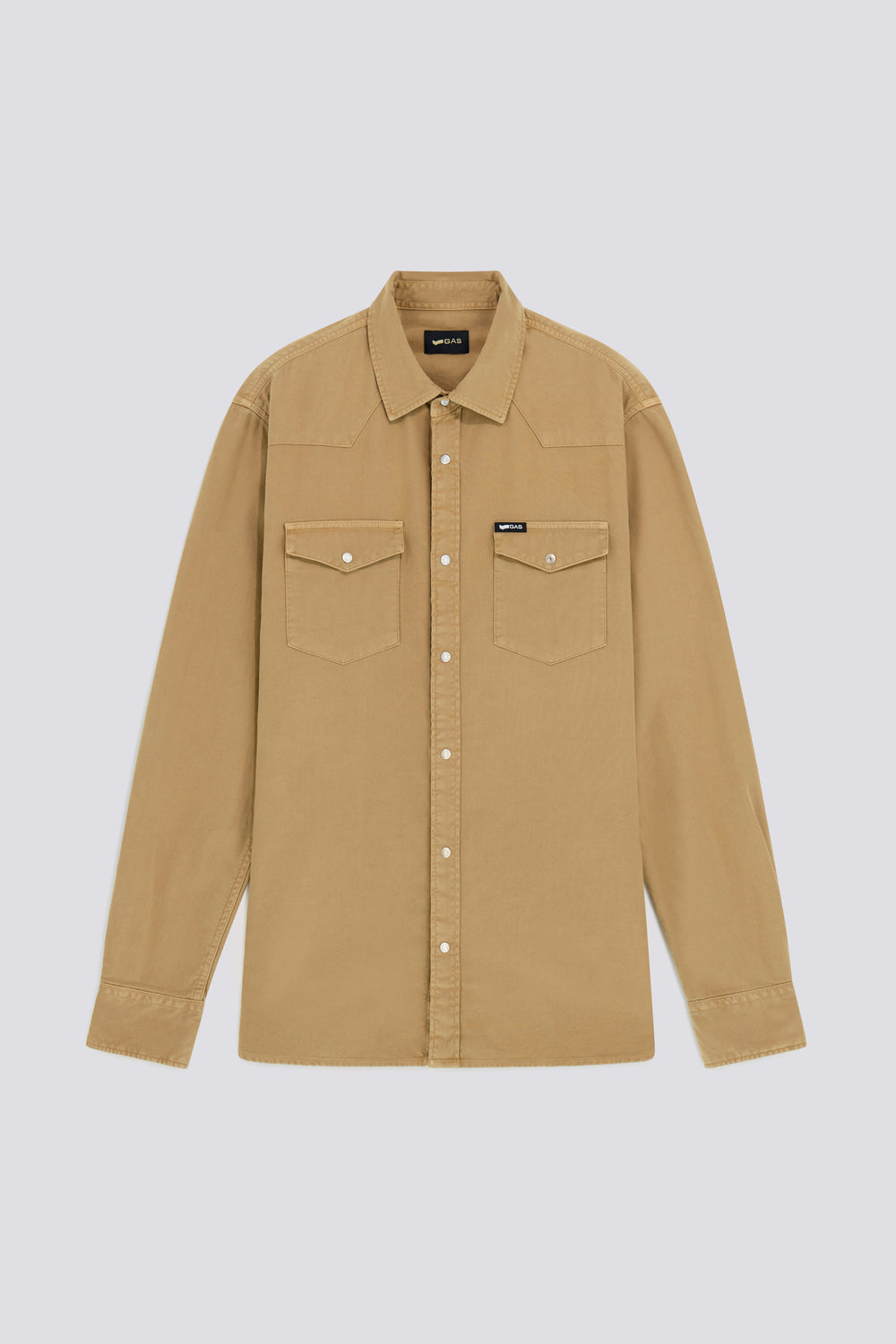 KANT/R COLL 4862 - Camicia uomo Regular Fit beige - secondary image