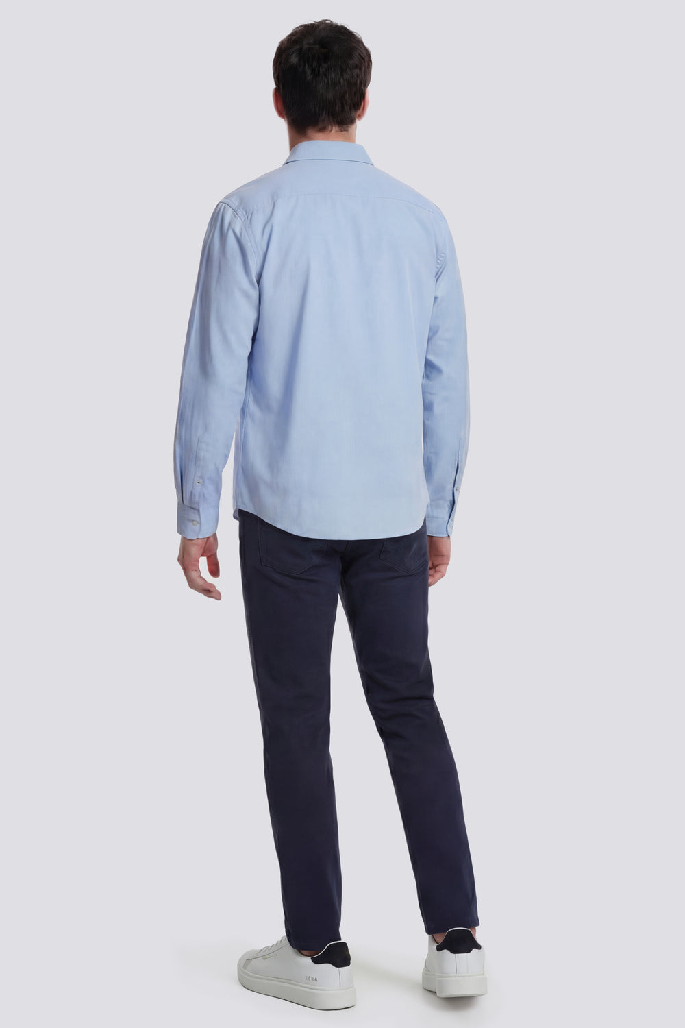 GHILL/R RAW 0121 - Men's regular fit light blue shirt - secondary image