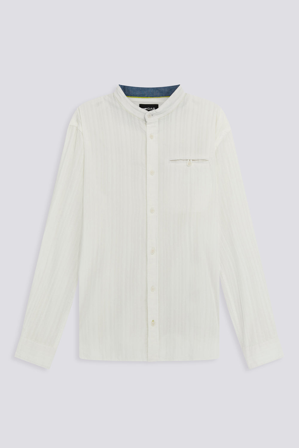 RIVIERA COR WELT 1583 - Men's white regular fit shirt - secondary image