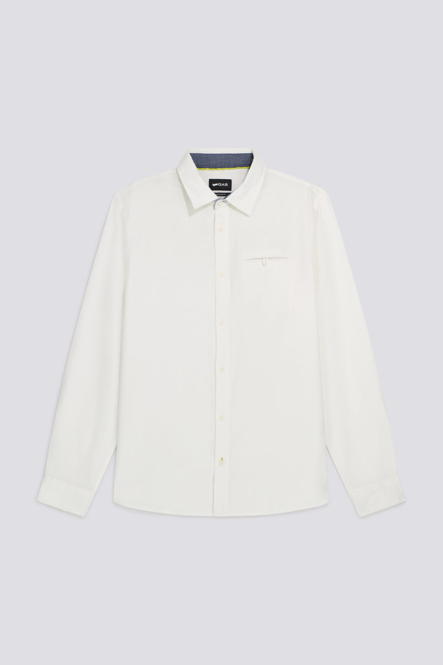 RIVIERA CF WELT 0001 - Men's regular fit white shirt - main image