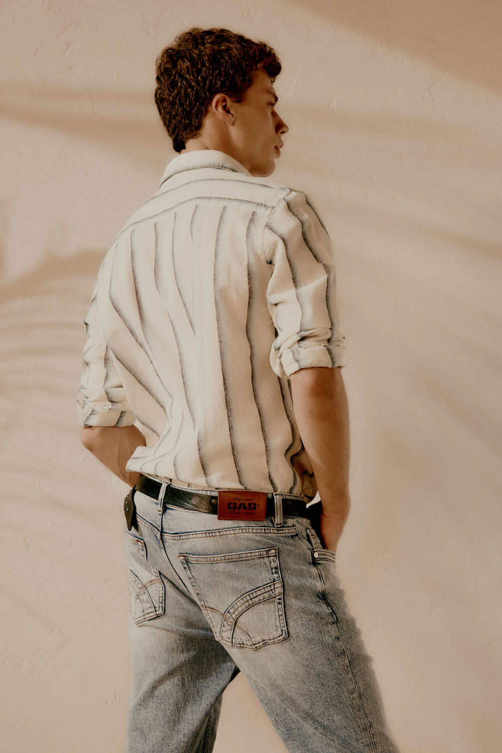 RIVIERA CF WELT 2119 - Men's regular fit striped shirt - secondary image