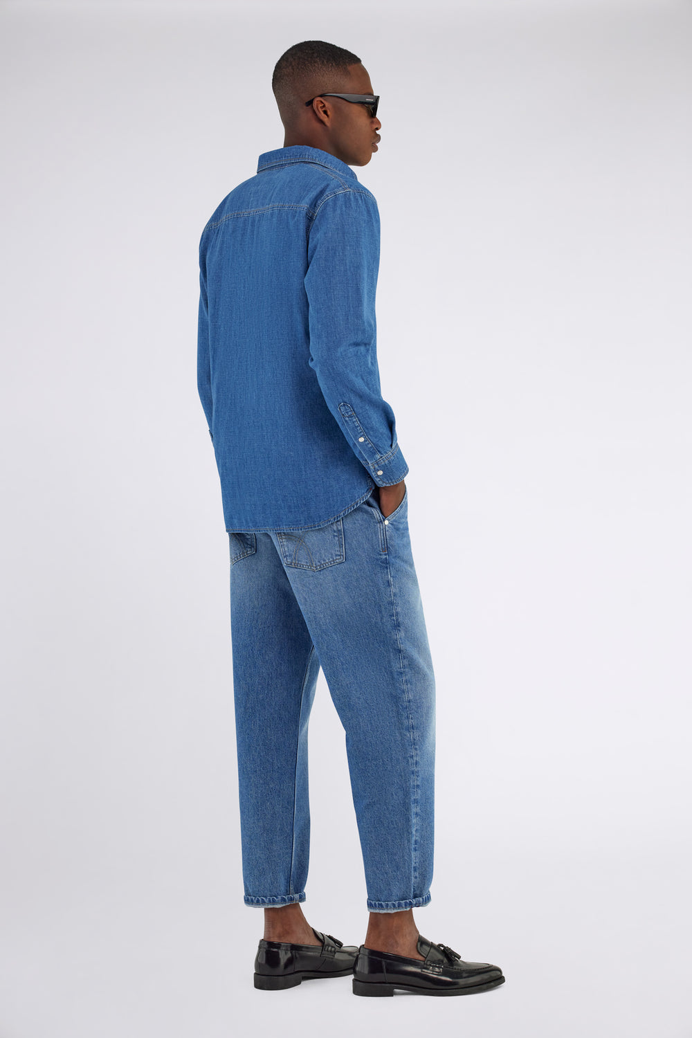 GIANP SHIRT 73MM - Camicia in denim Uomo Regular Fit - secondary image