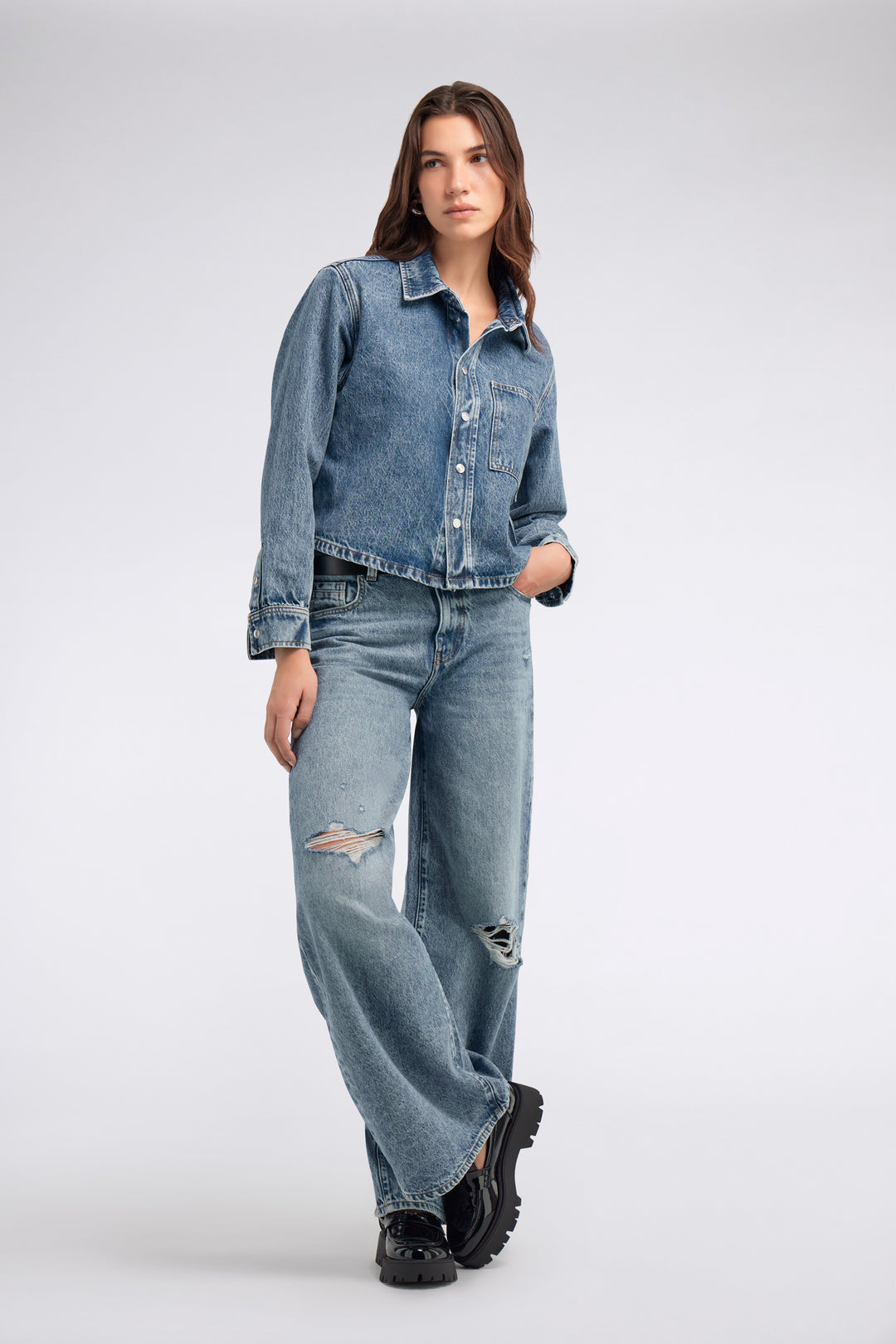 MARTIN SHIRT CROP 56MM