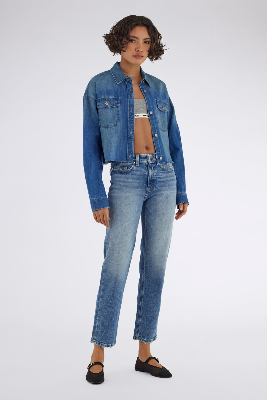 LUMA SHIRT 69MM - Camicia in denim donna relaxed fit - main image