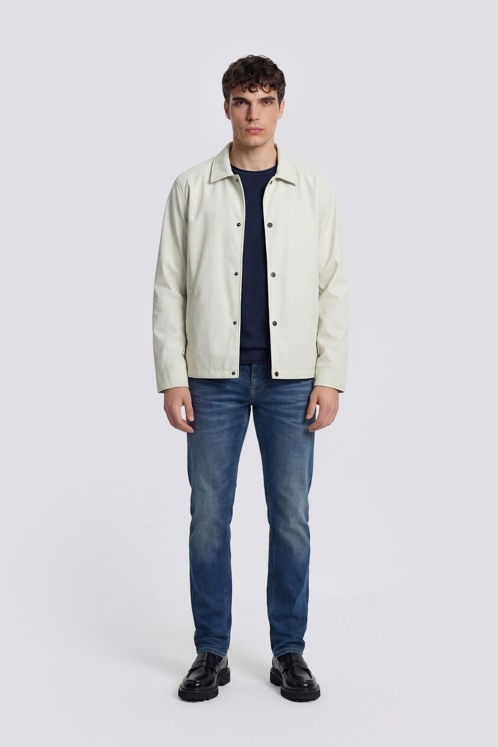 COHEN W. 3006 - Men's white regular fit jacket - secondary image