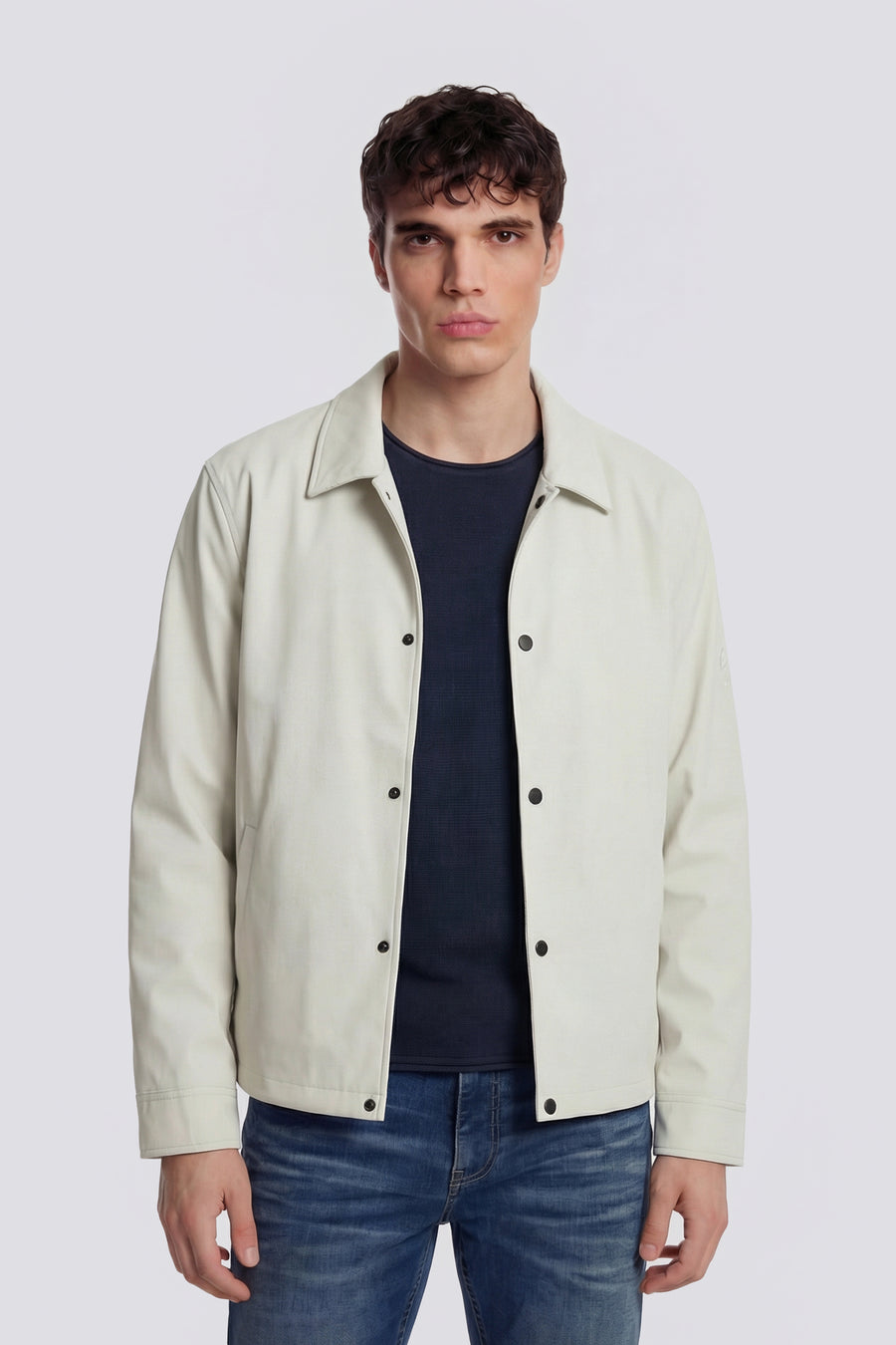 COHEN W. 3006 - Men's white regular fit jacket - main image
