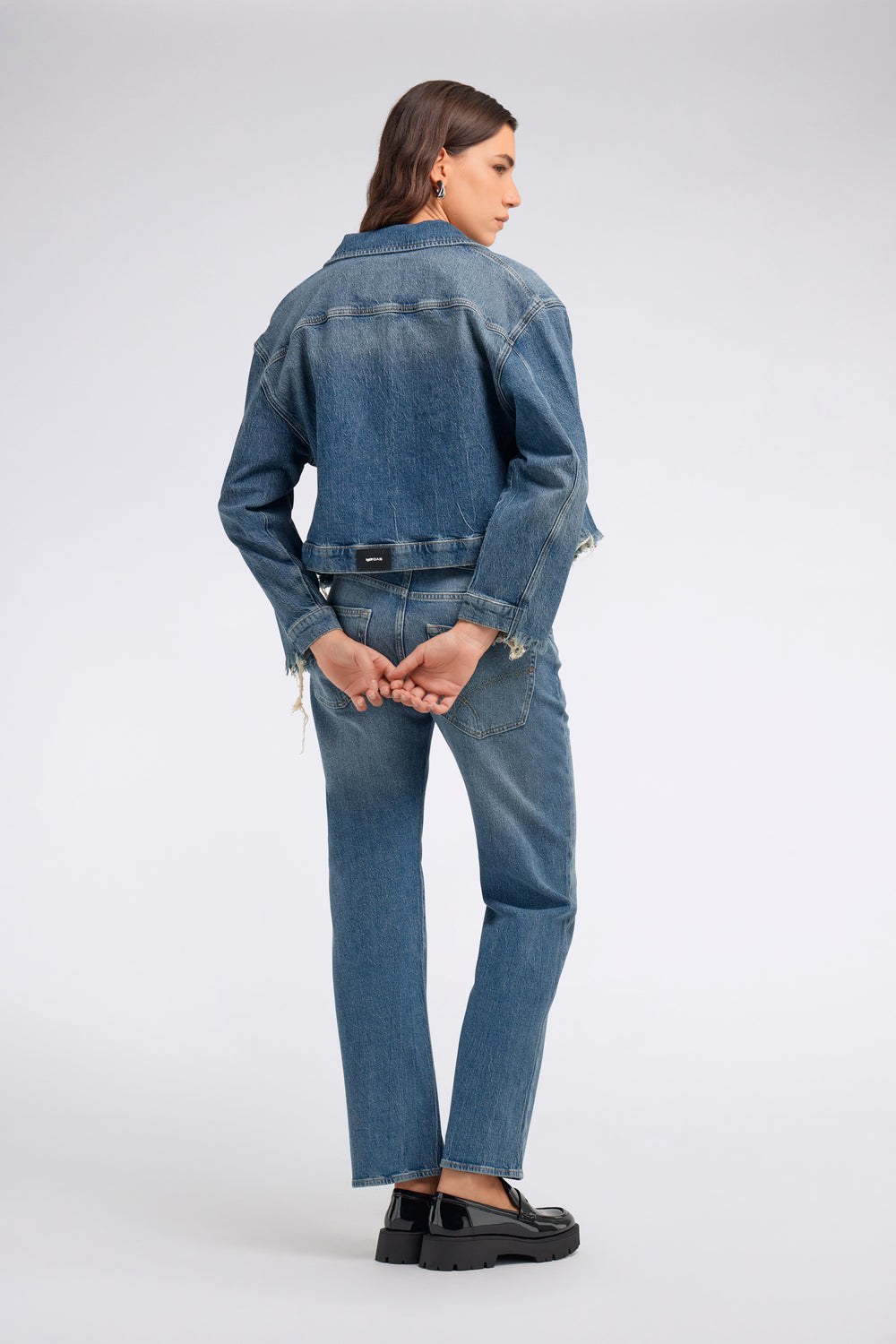 GREG JACKET 91MM - Giubbino in denim donna relax fit - secondary image