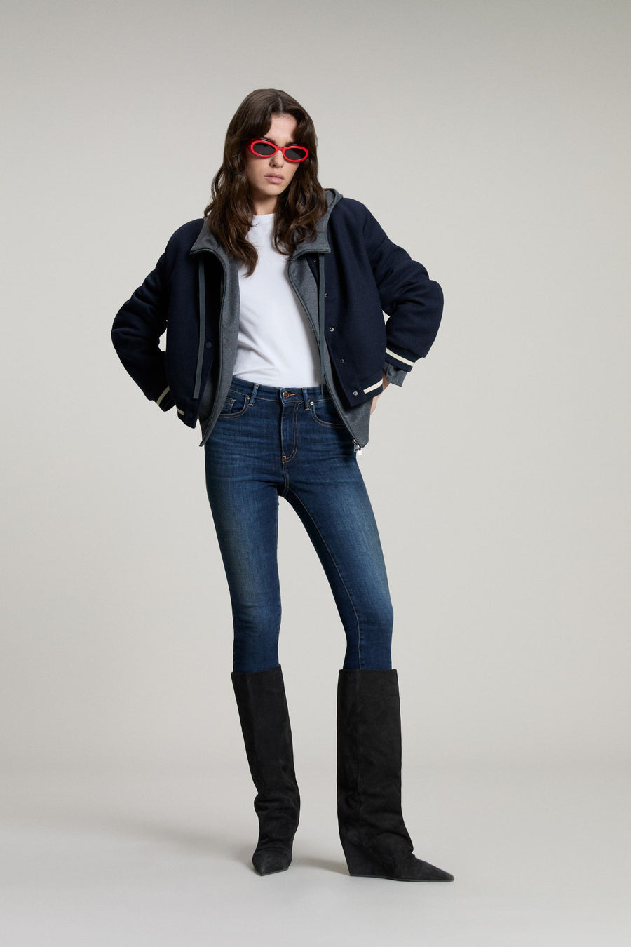 TARYN BOMBER 4707 - Giubbino Donna Regular Fit Blu - main image