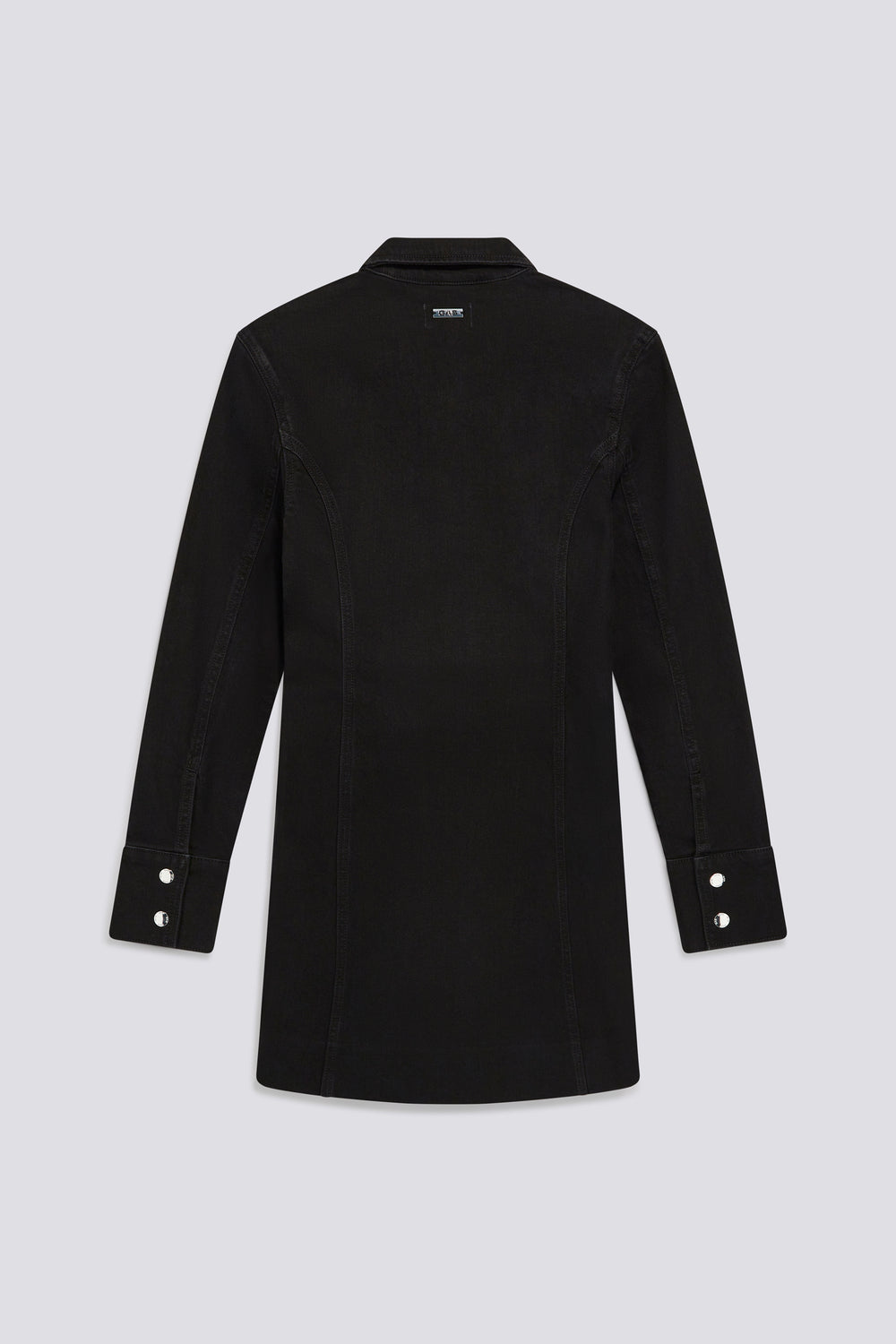 OTTAVIA DRESS 0200 - Abito in denim nero Donna regular fit - secondary image