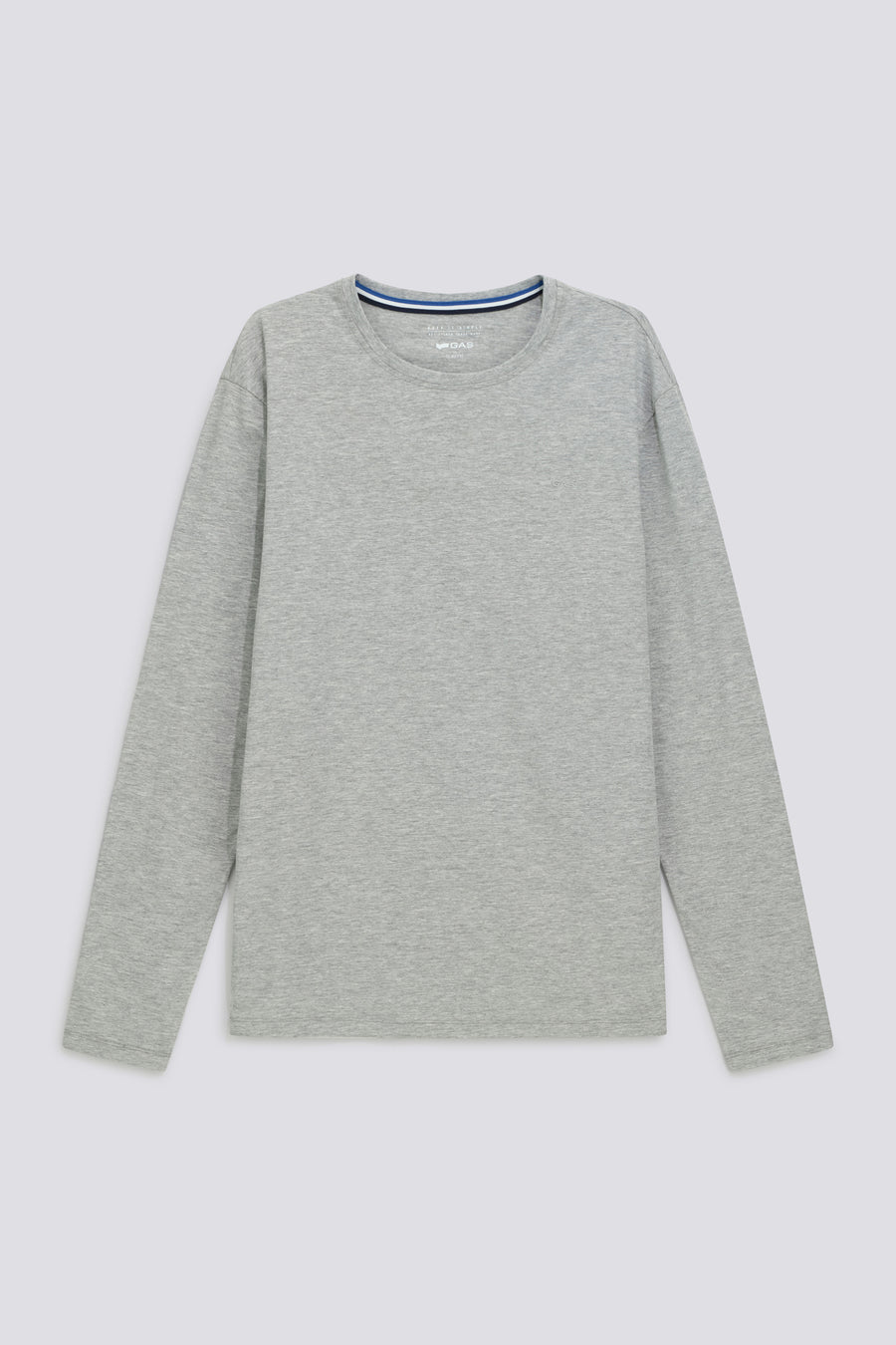 JANIS/S STR.LOGO G. 2923 - T-shirt uomo maniche lunghe slim fit grigia - main image