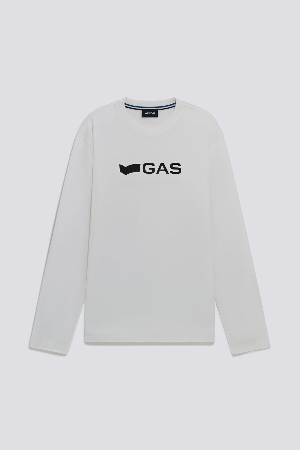 DHARIS M/L LOGO G. 1029 - Regular fit fehér férfi póló - secondary image