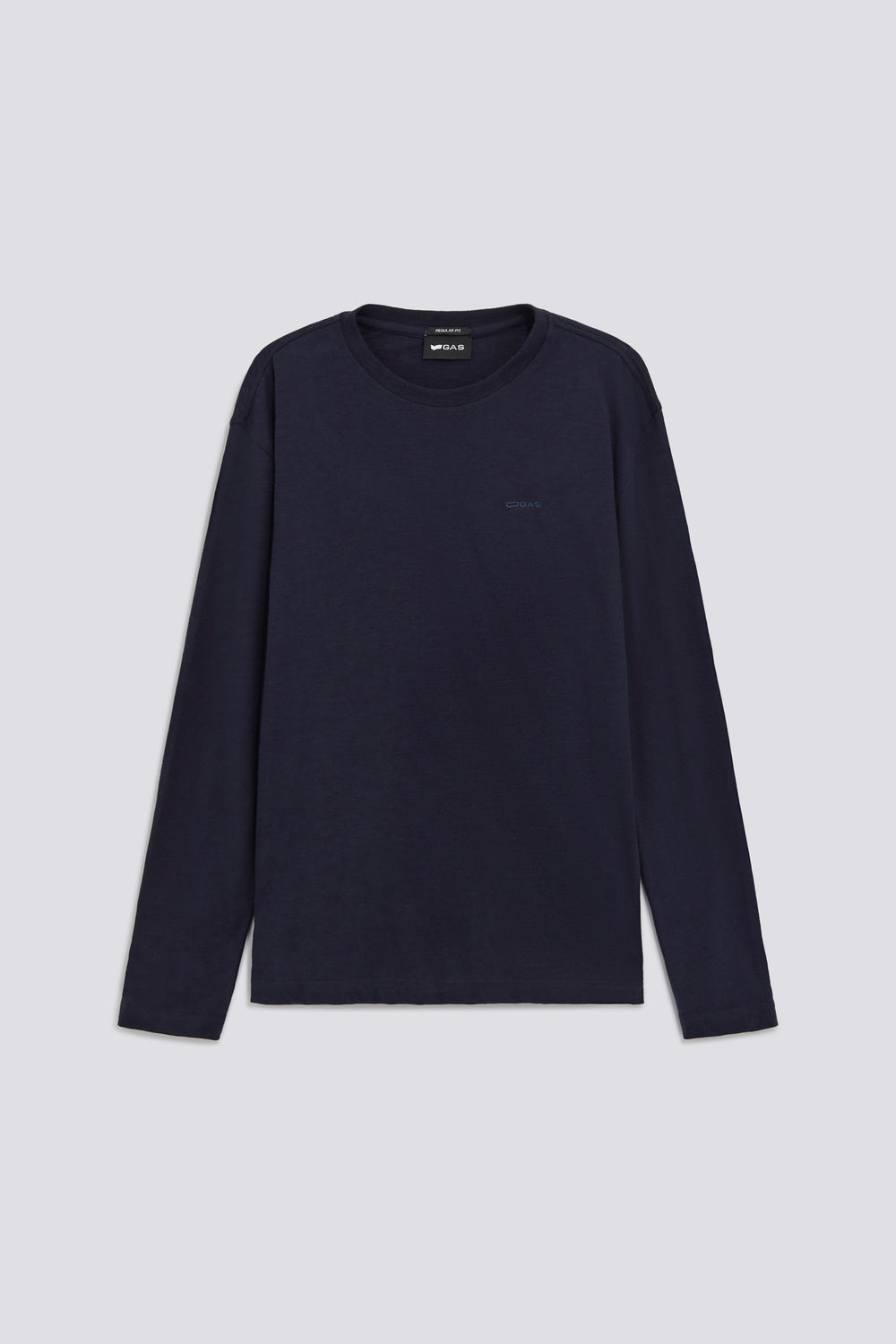 DHARIS M/L LOGO G. 4706 - Men's regular fit blue t-shirt - secondary image