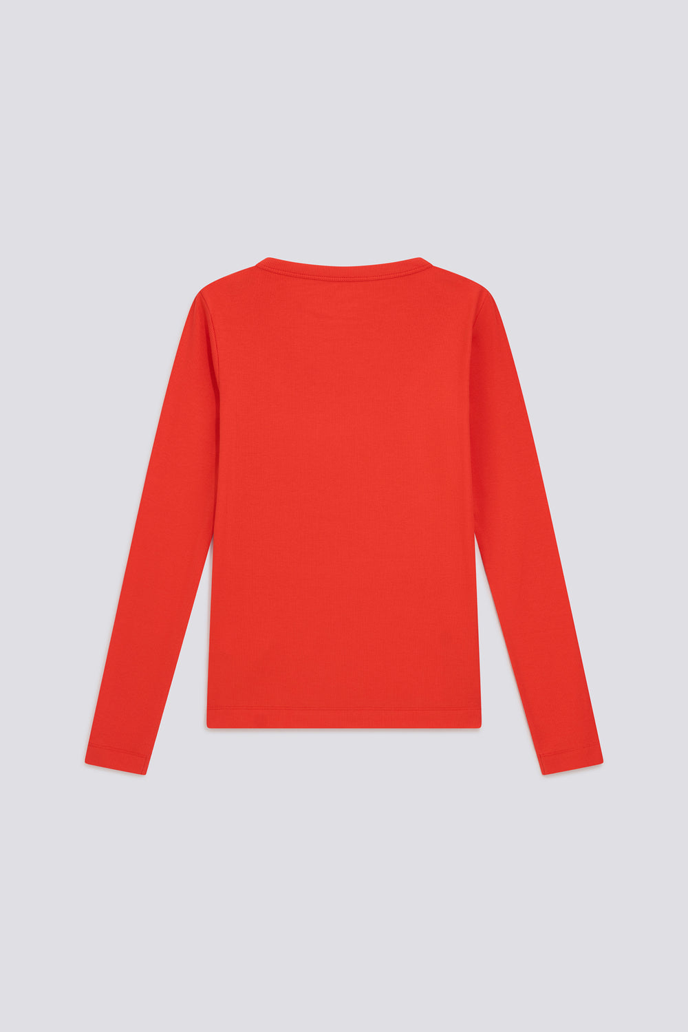 HANIS M/L GAS 1393 - T-shirt donna a manica lunga slim fit rossa - secondary image