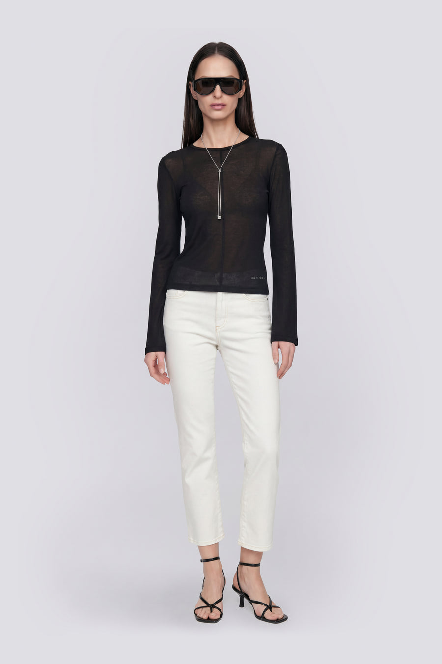 TILLYS M/L S.GAS 0200 - Women's Black Long Sleeve Slim Fit T-shirt - main image