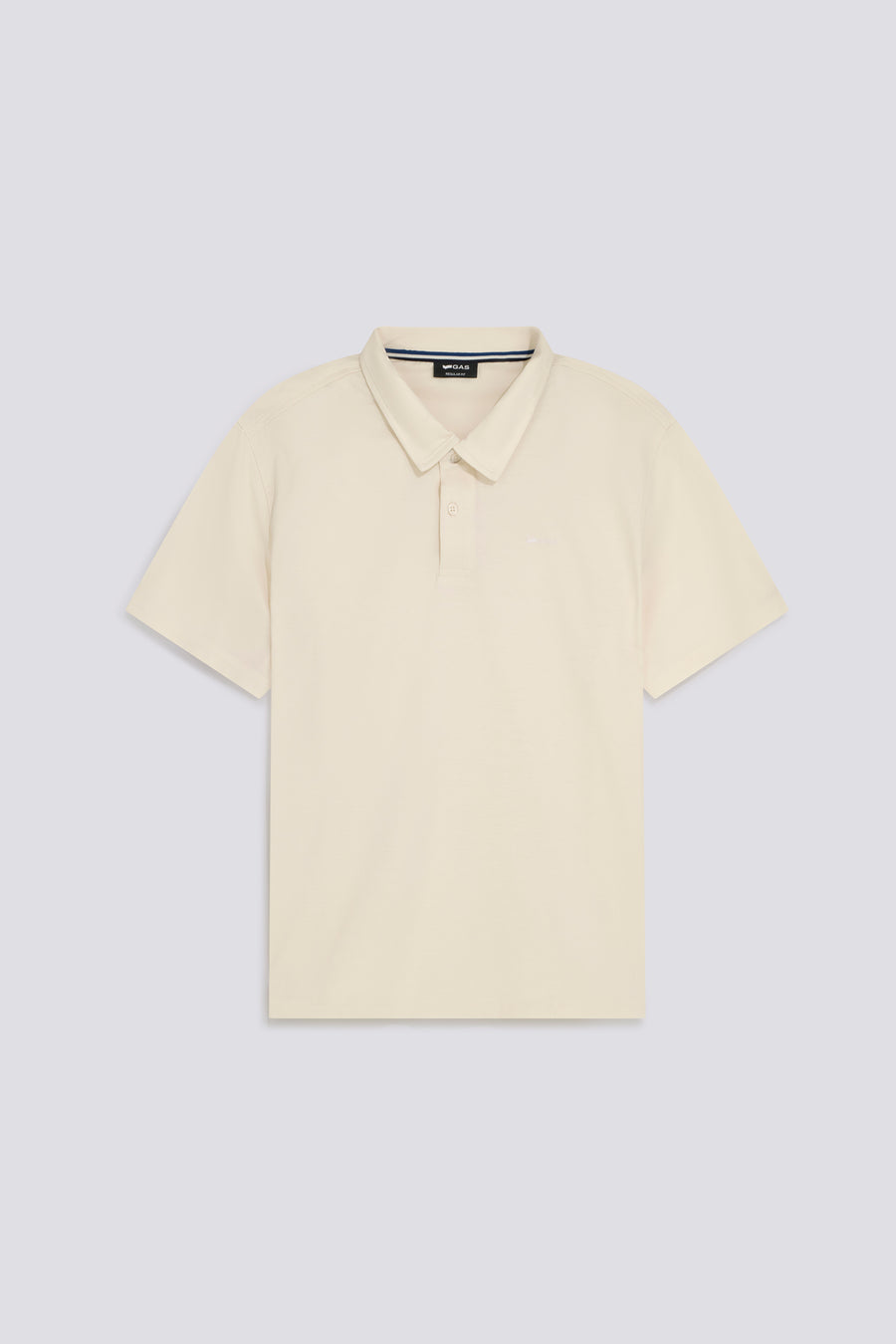 LIRTES/R TAPE 1583 - Men's white regular fit polo - main image