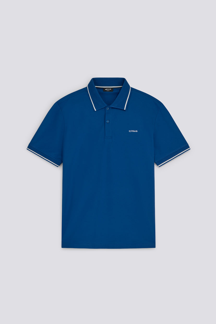 RALPH/S STRIP. 1721 - Men's electric blue slim fit polo - main image