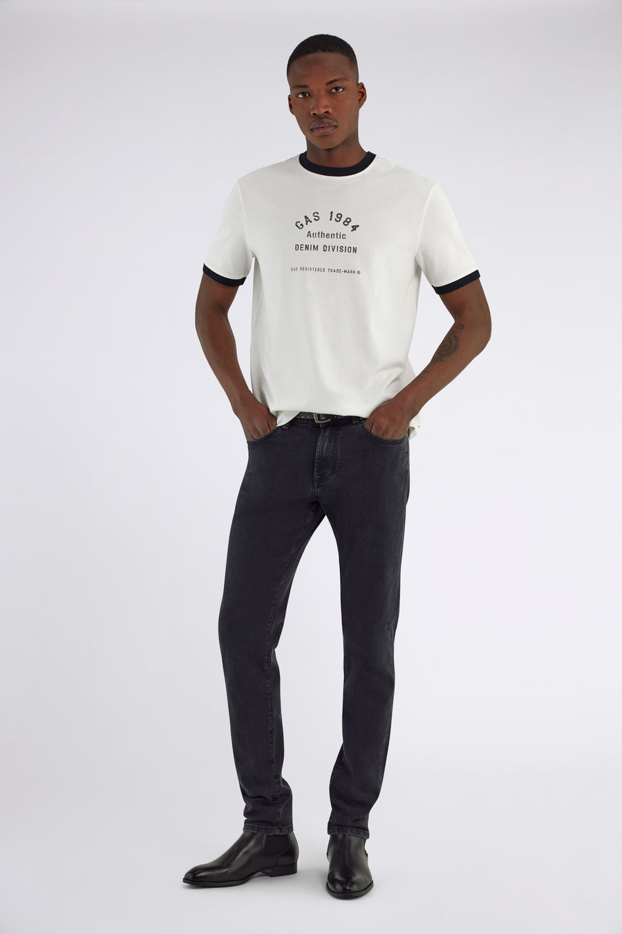 SAX ZIP REV 14BM - Pantaloni uomo skinny fit - main image