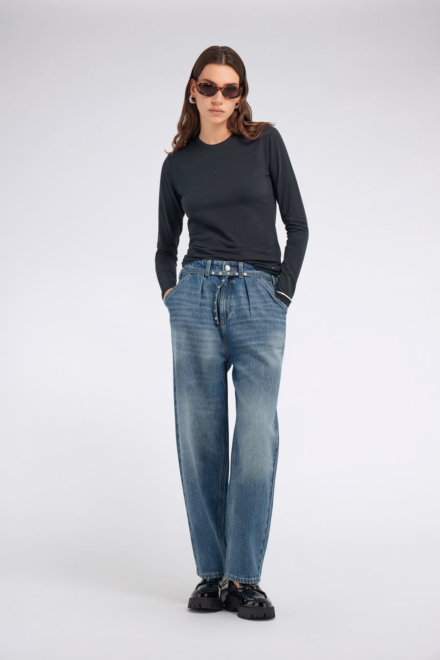 LESLIE 80MM - Jeans donna baggy fit - main image