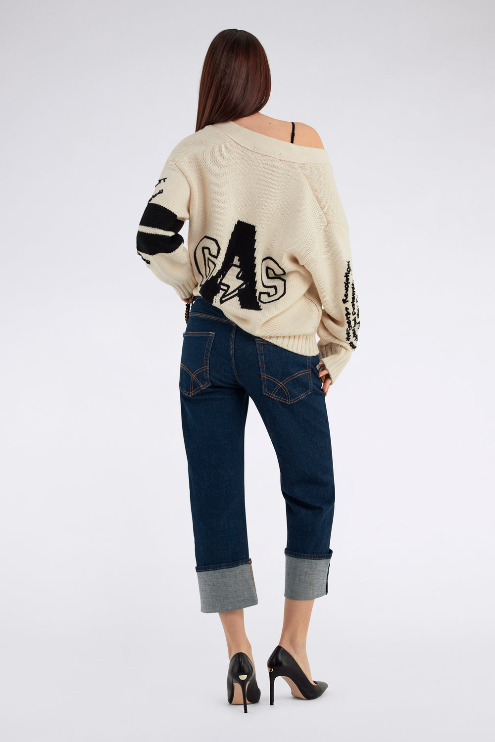 GREG STRAIGHT Z 01RO - Jeans donna straight fit - secondary image