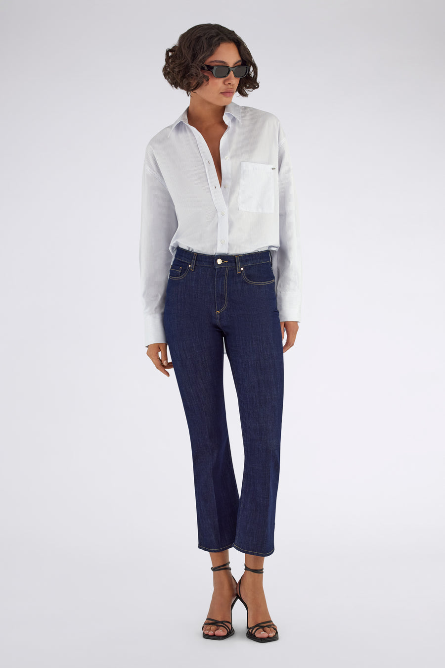 STAR CROP FLARE 10RO - Jeans donna skinny fit - main image