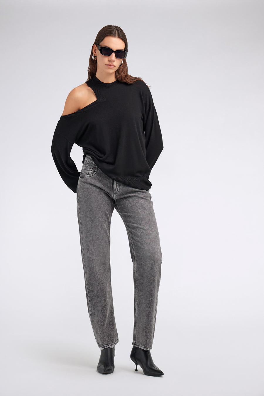 GREG STRAIGHT 08BL - Jeans Donna Straight Fit - main image