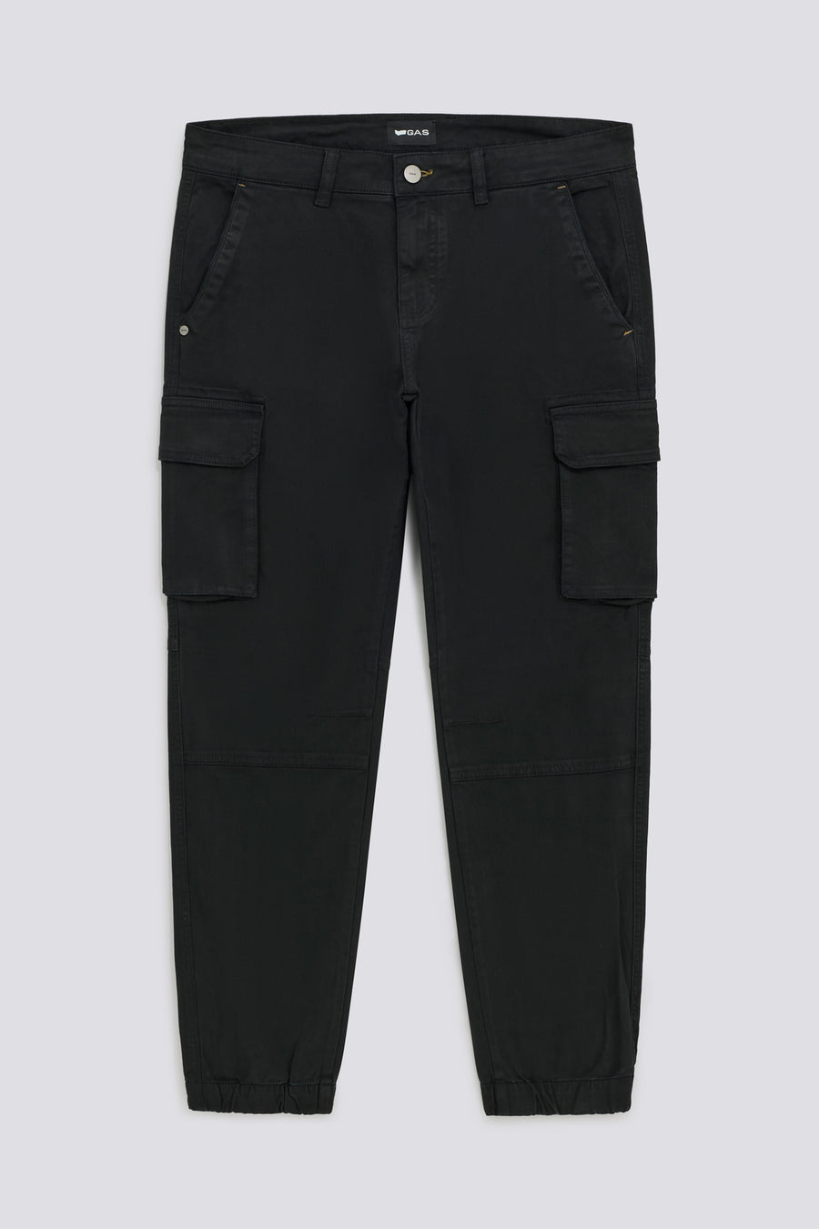 BOB GYM PKS W 0200 - Men's Black Slim Fit Cargo Pants - main image