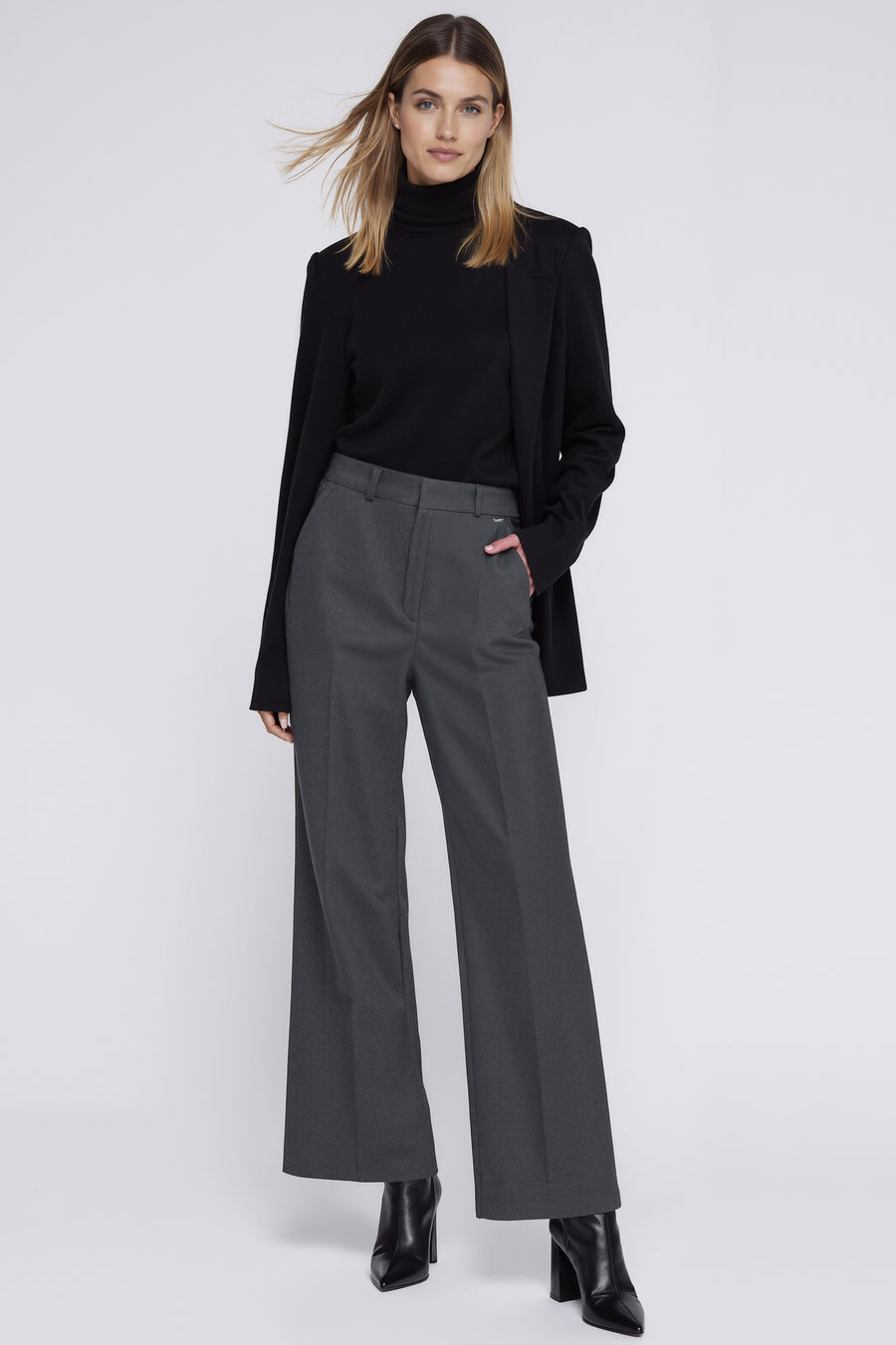 CORINNE PANT 2937 - Pantaloni donna wide fit - main image