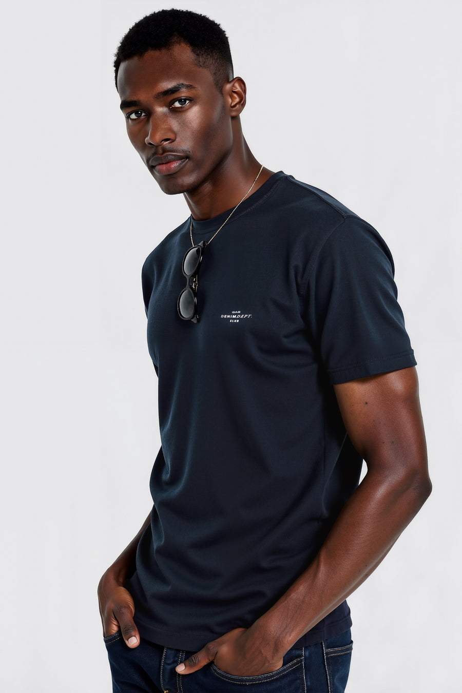 SCUBA/S DENIM DEPT  4706 - T-Shirt homme Regular Fit bleu - main image