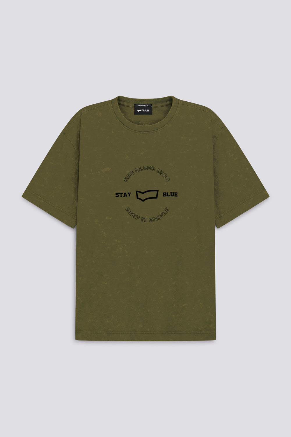 DHARIS M/C"S .BLUE" 3649 - T-shirt uomo Regular Fit verde - secondary image