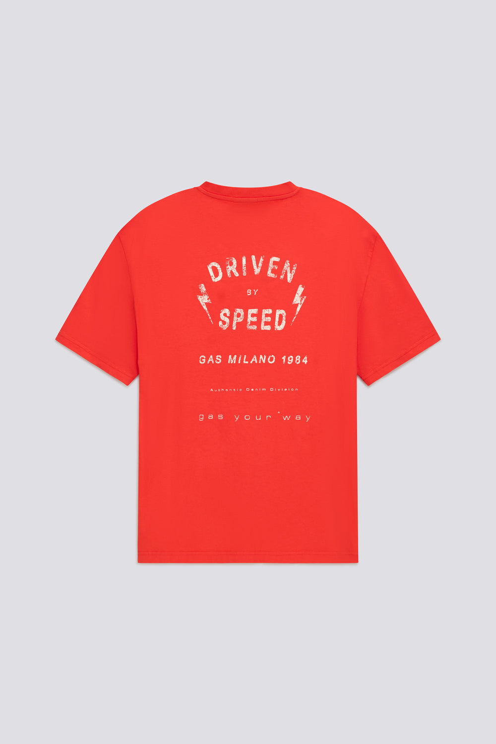 DHARIS M/C"SPEED" 1393 - T-Shirt uomo regular fit rossa - secondary image