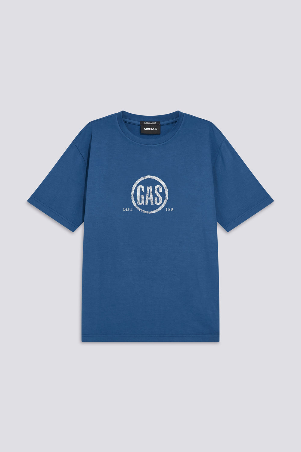 DHARIS M/C"BLUE GAS" 1721 - T-shirt uomo regular fit blu - secondary image