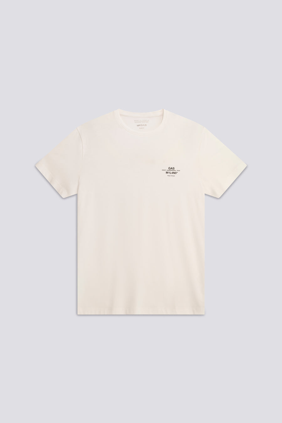 SCUBA/S"M1L4NO" 0001 - Men's slim fit white t-shirt - main image