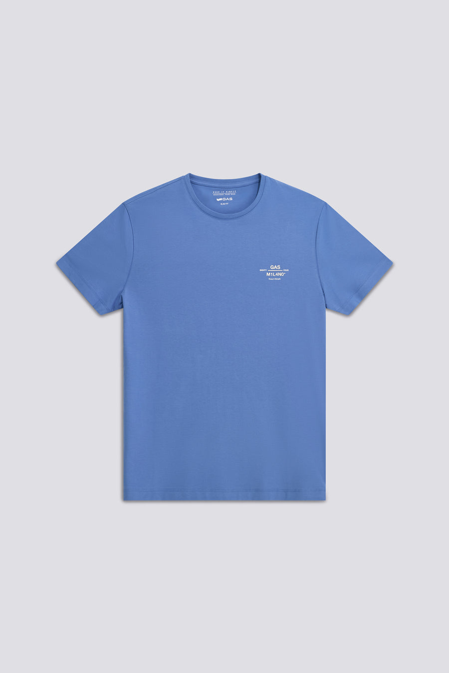 SCUBA/S"M1L4NO" 4716 - Men's slim fit light blue T-shirt - main image