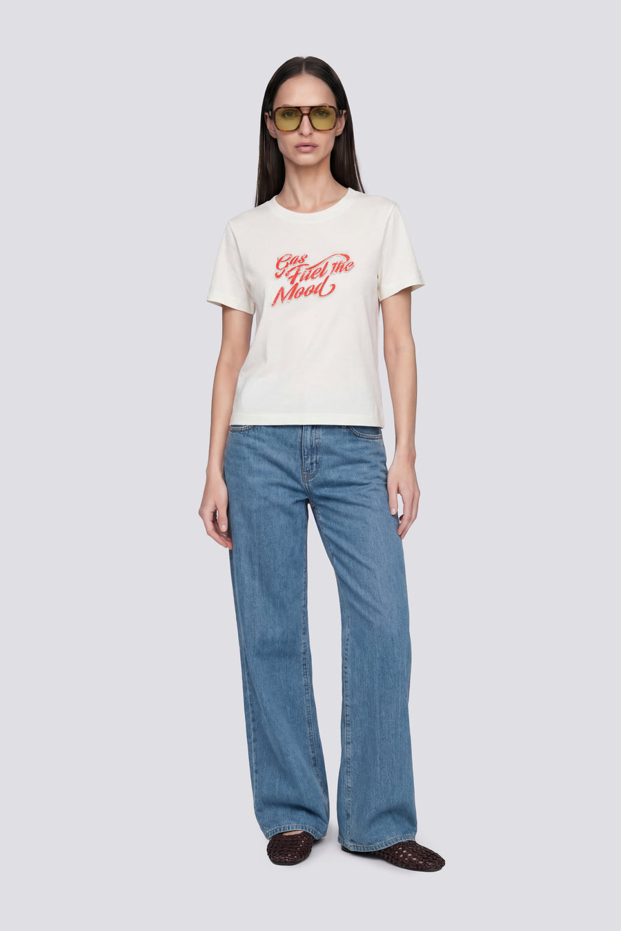 IRIN "MOOD" 0001 - Women's regular fit white T-shirt - main image