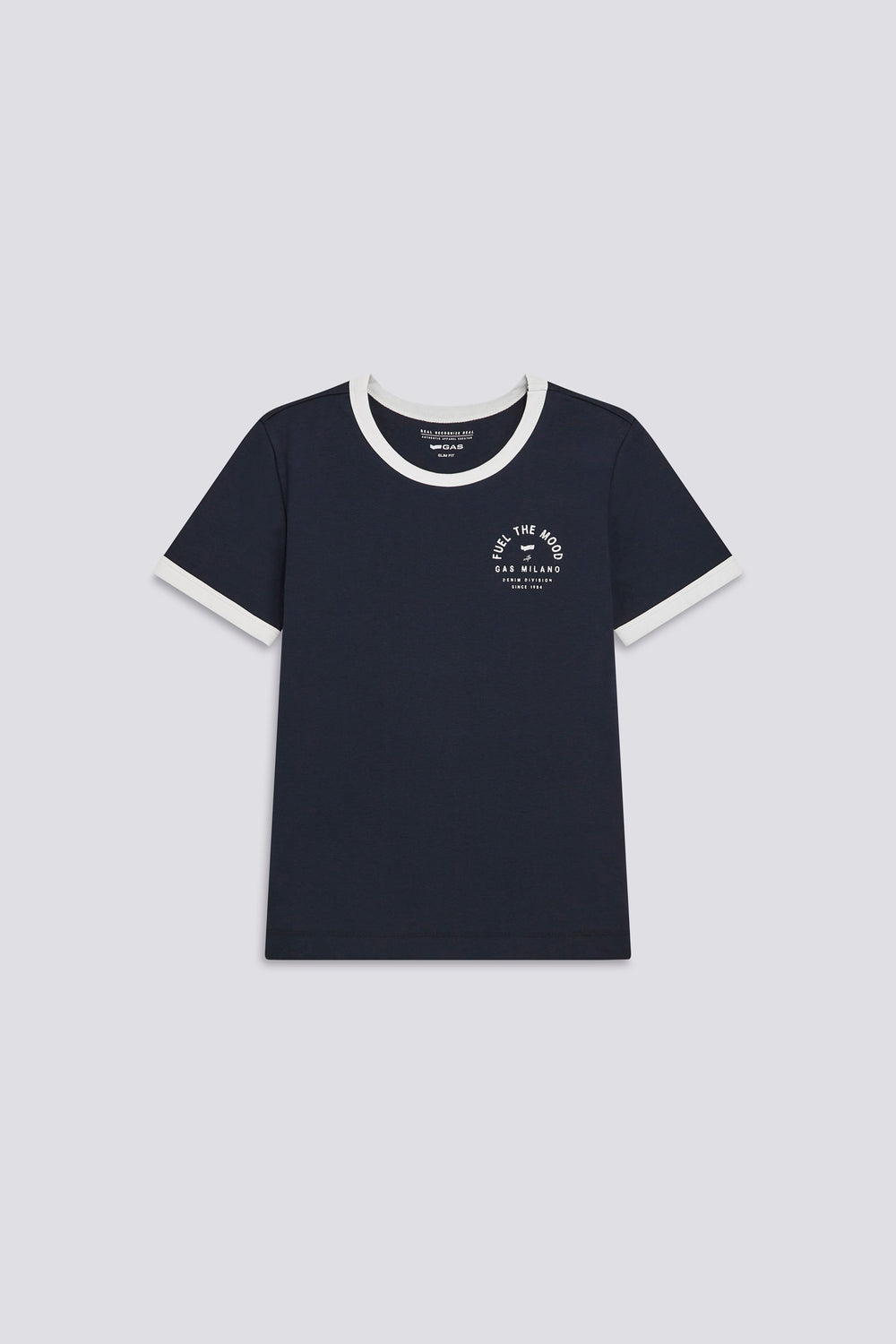 TELLY"GAS MILANO" 4706 - T-shirt donna slim fit blu - secondary image