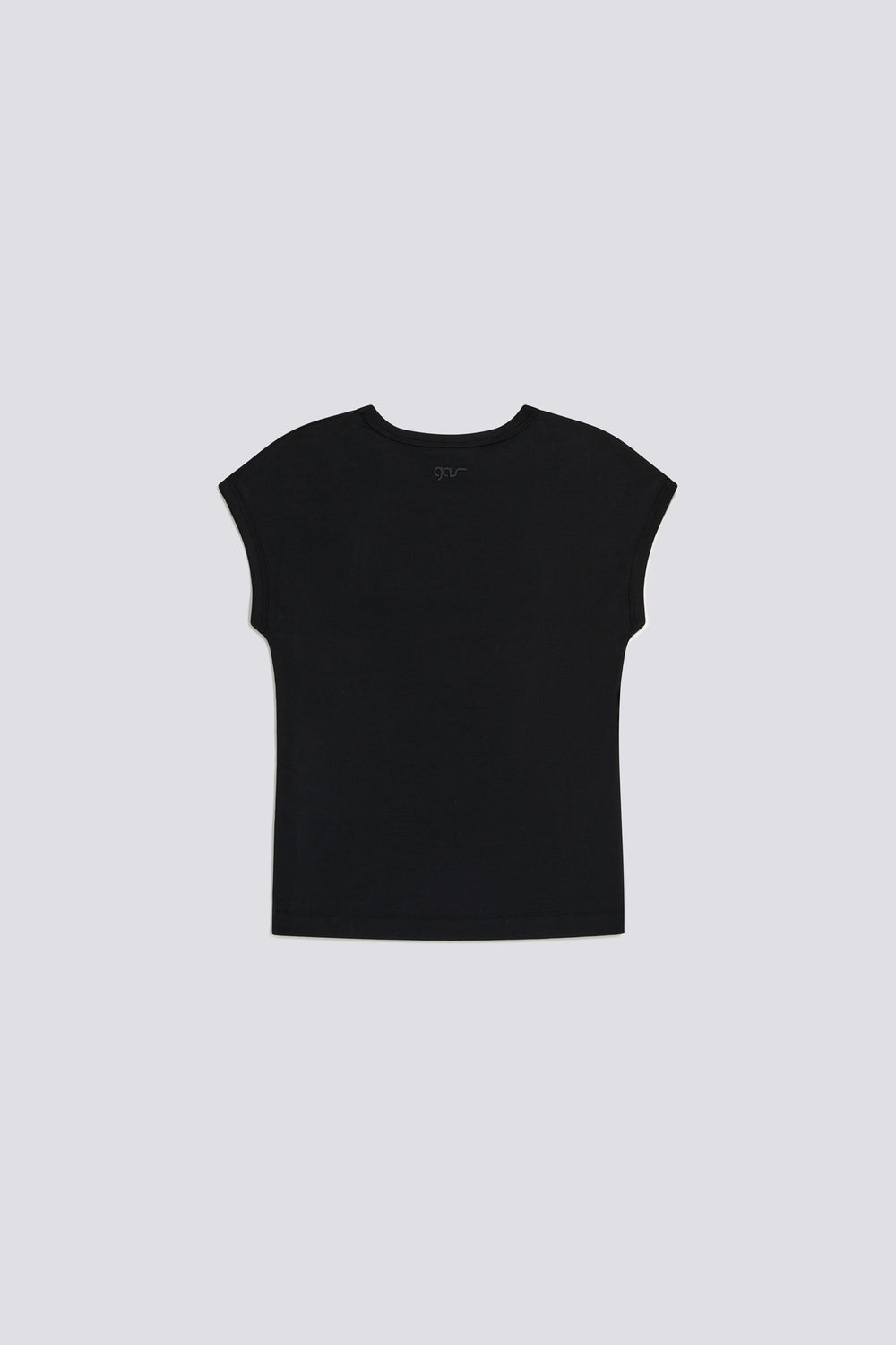 HANIS CREW NECK 0200 - Women's slim fit black t-shirt - secondary image