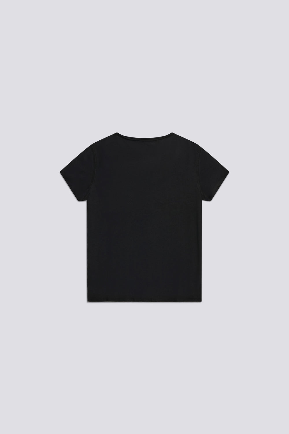 LUSY M/C 0200 - Women's black slim fit T-shirt - secondary image