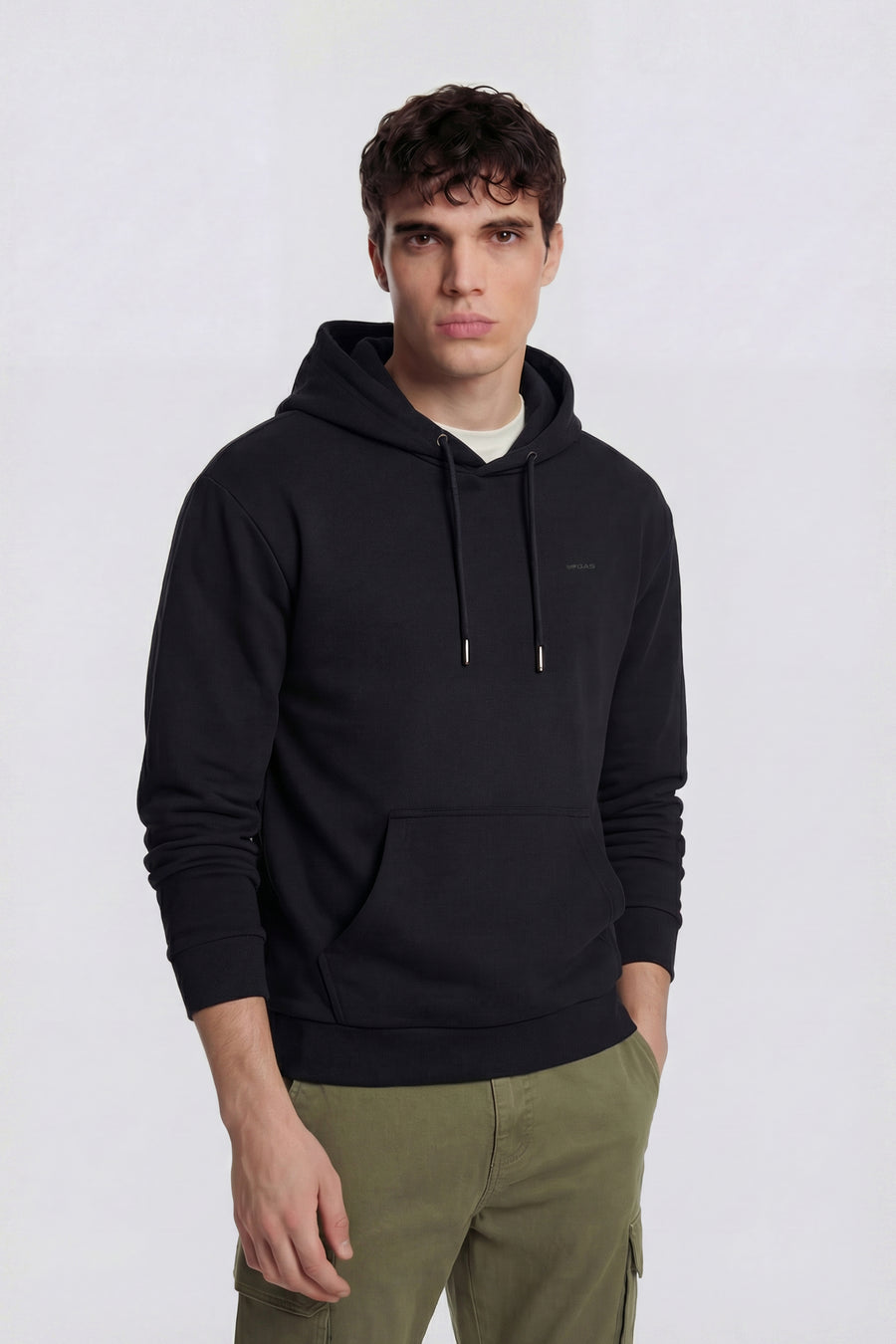 SWEN PCH  LOGO G. 0200 - Men's black regular fit sweatshirt - main image