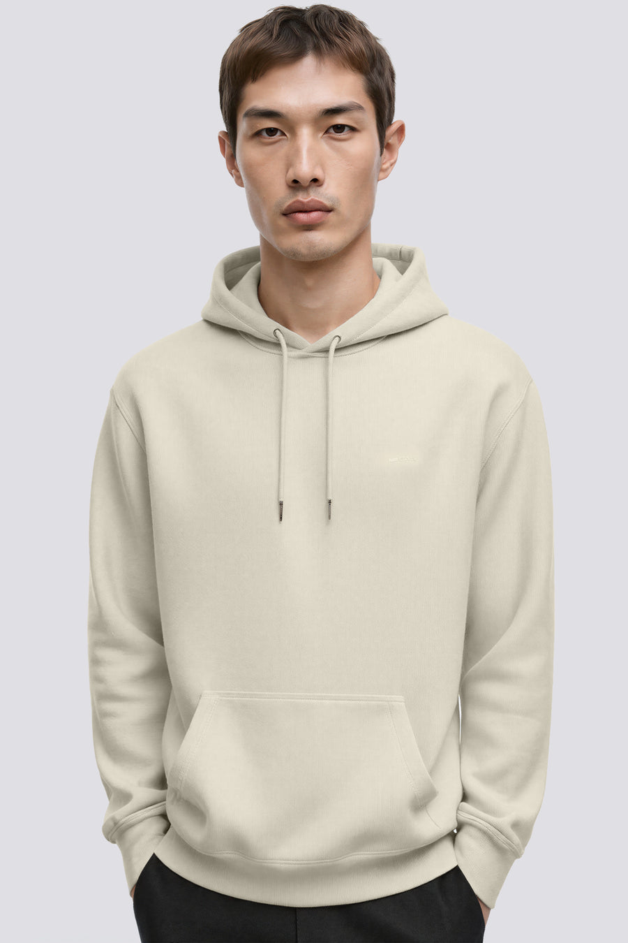 SWEN PCH  LOGO G. 1298 - Men's white regular fit hoodie. - main image