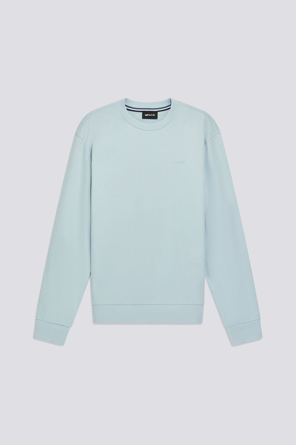 SWEN  LOGO G.H.D. 4713 - Sweatshirt homme coupe regular bleu clair - secondary image