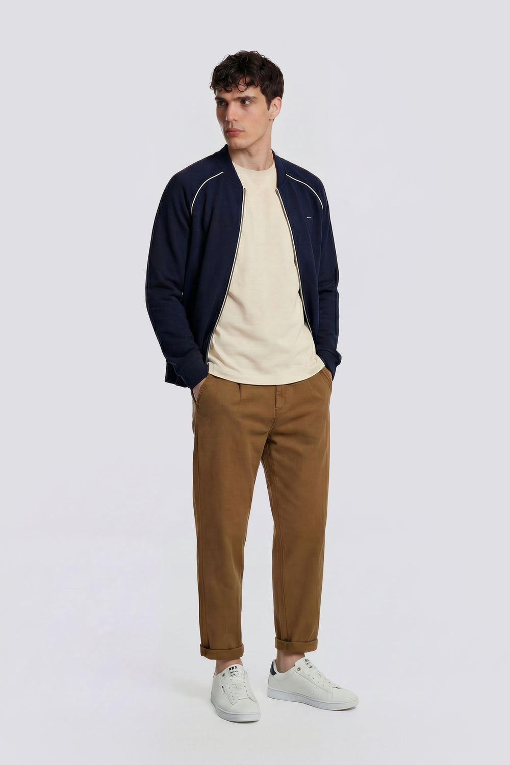 LUSTIG PK RAGLAN 4706 - Men's regular fit blue sweatshirt - secondary image