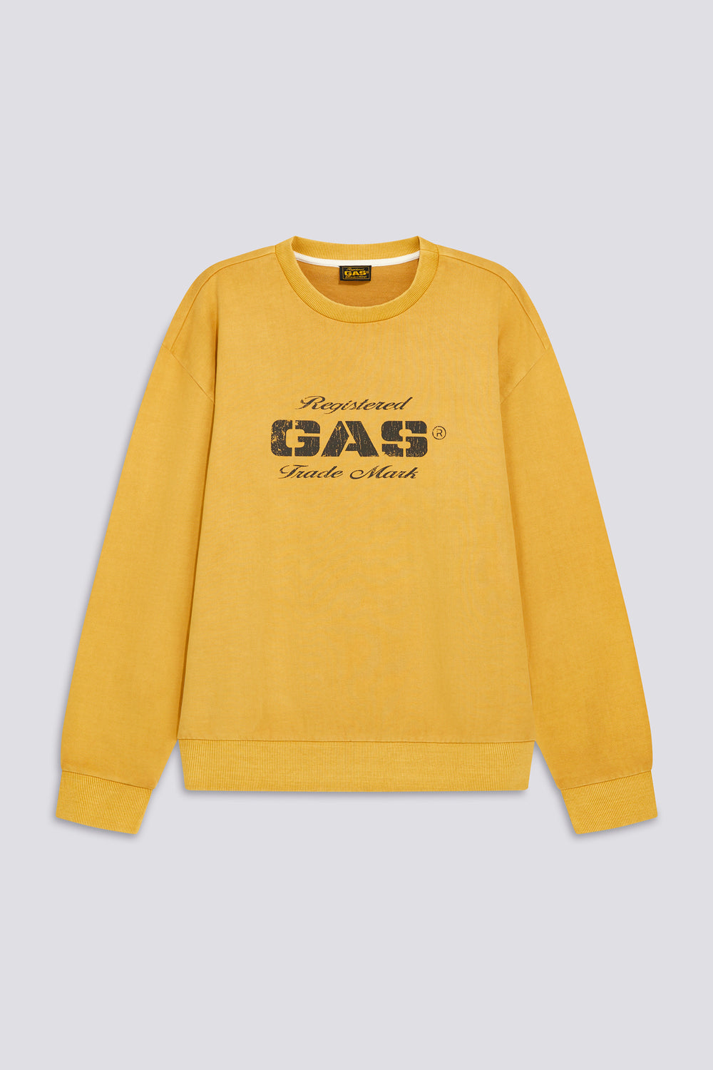 DEAN "GAS TR. MARK" 1473 - Sweat-shirt homme coupe regular jaune - secondary image