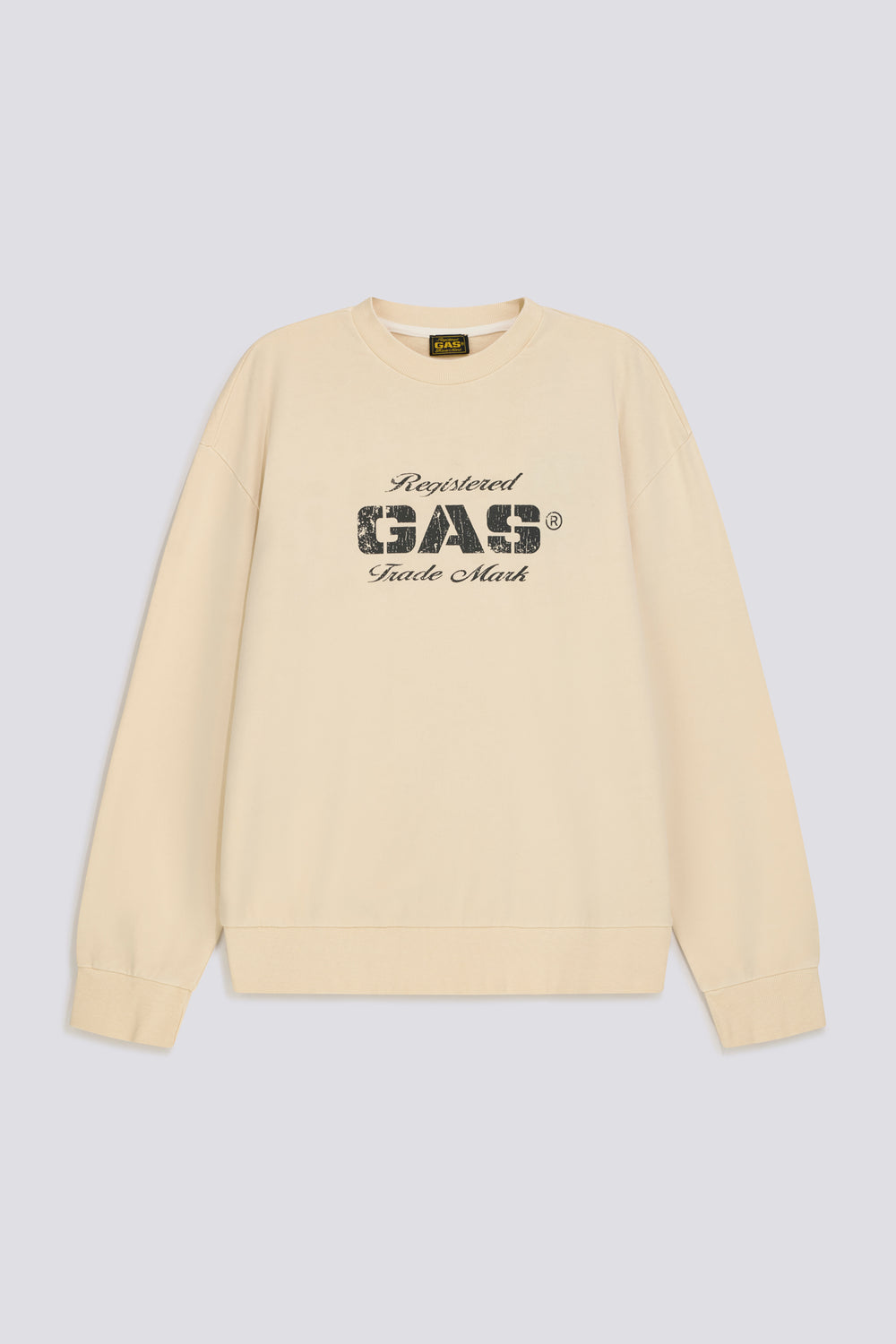 DEAN "GAS TR. MARK" 3006 - Sweat-shirt homme coupe regular blanc - secondary image
