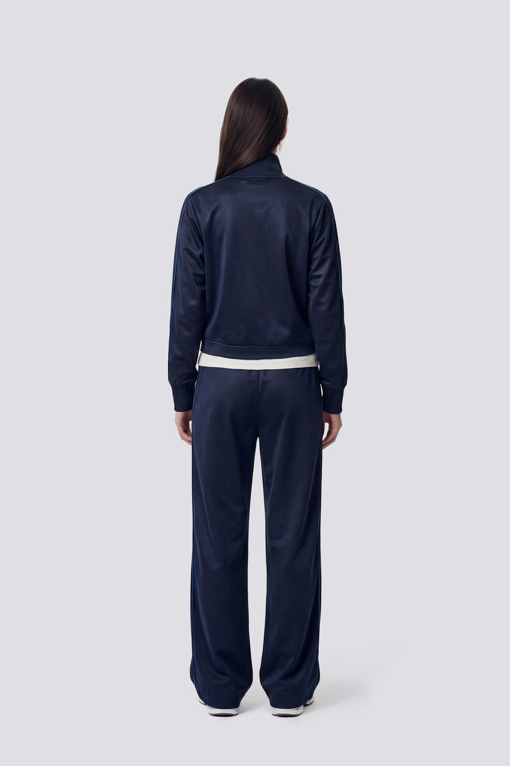 TENNY JACKET ZIP 4706 - Women's Slim Fit Blue Sweatshirt - secondary image