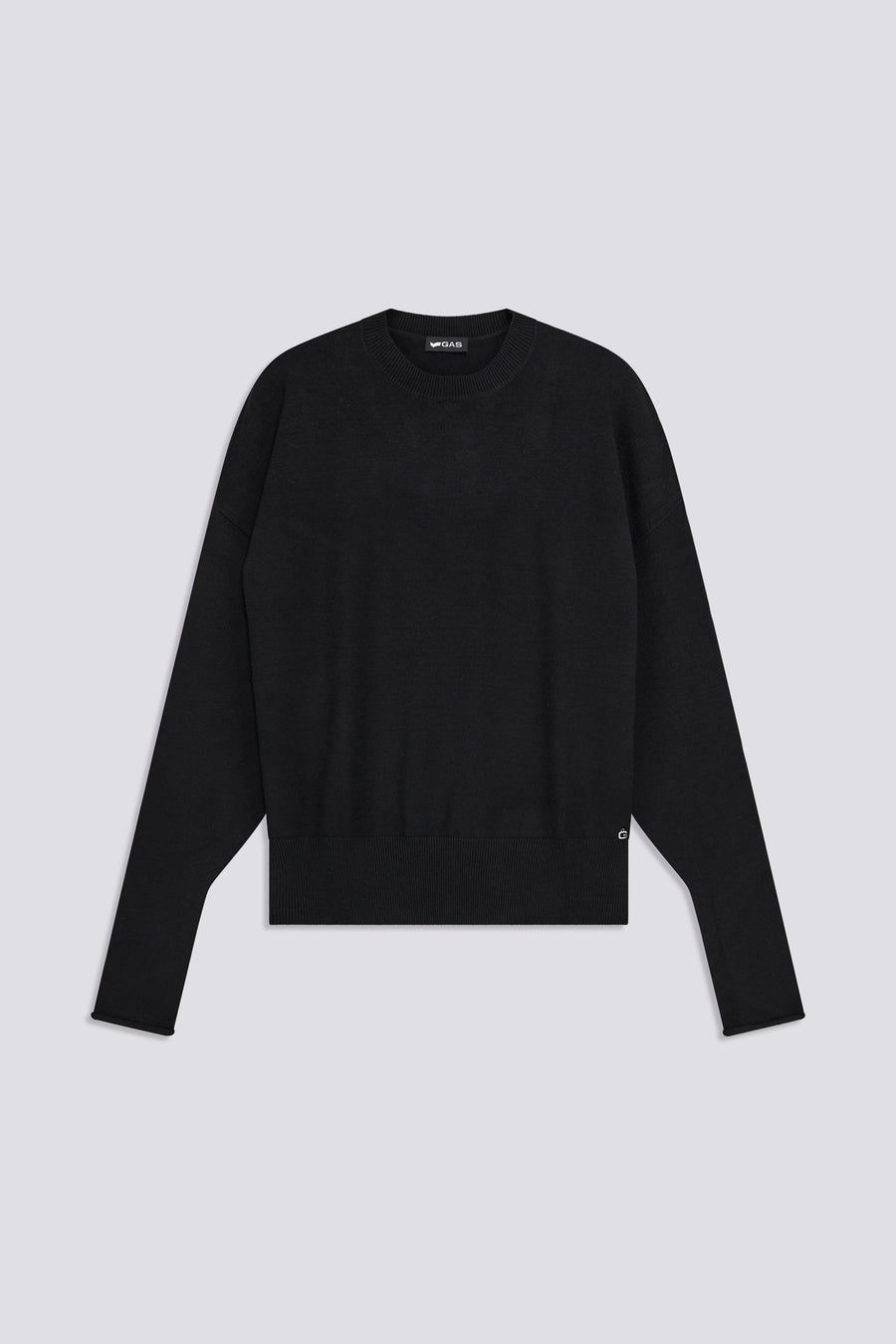 SOLE ROUND 0200 - Regular fit black shirt - main image